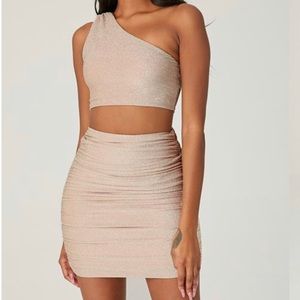 MESHKI Marine Shimmer 2 Piece in size XL